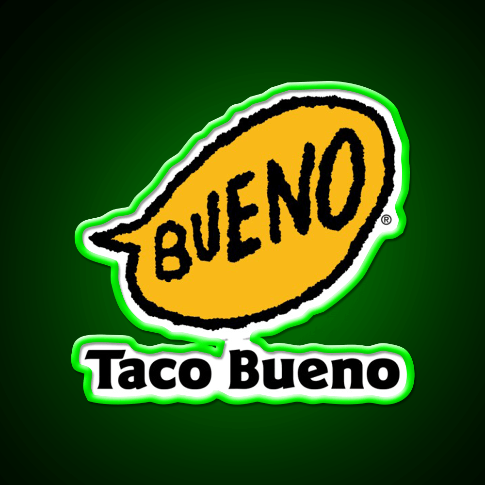 Taco Bueno Mexican Grill Fast Food Led Neon Sign For Burger Place Rgb Color - Shineneon