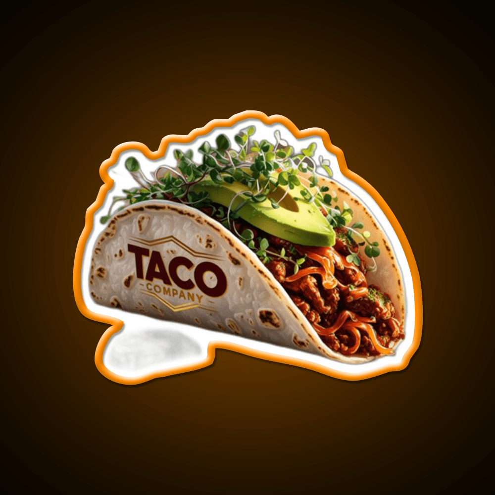 Taco Company Taco Led Neon Sign Mexican Food Sign Rgb Color - Shineneon
