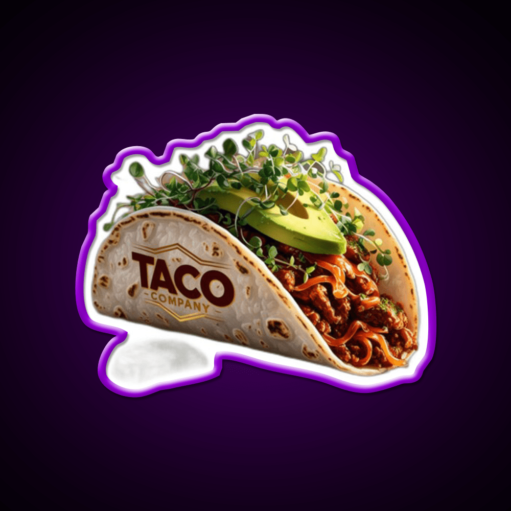 Taco Company Taco Led Neon Sign Mexican Food Sign Rgb Color - Shineneon