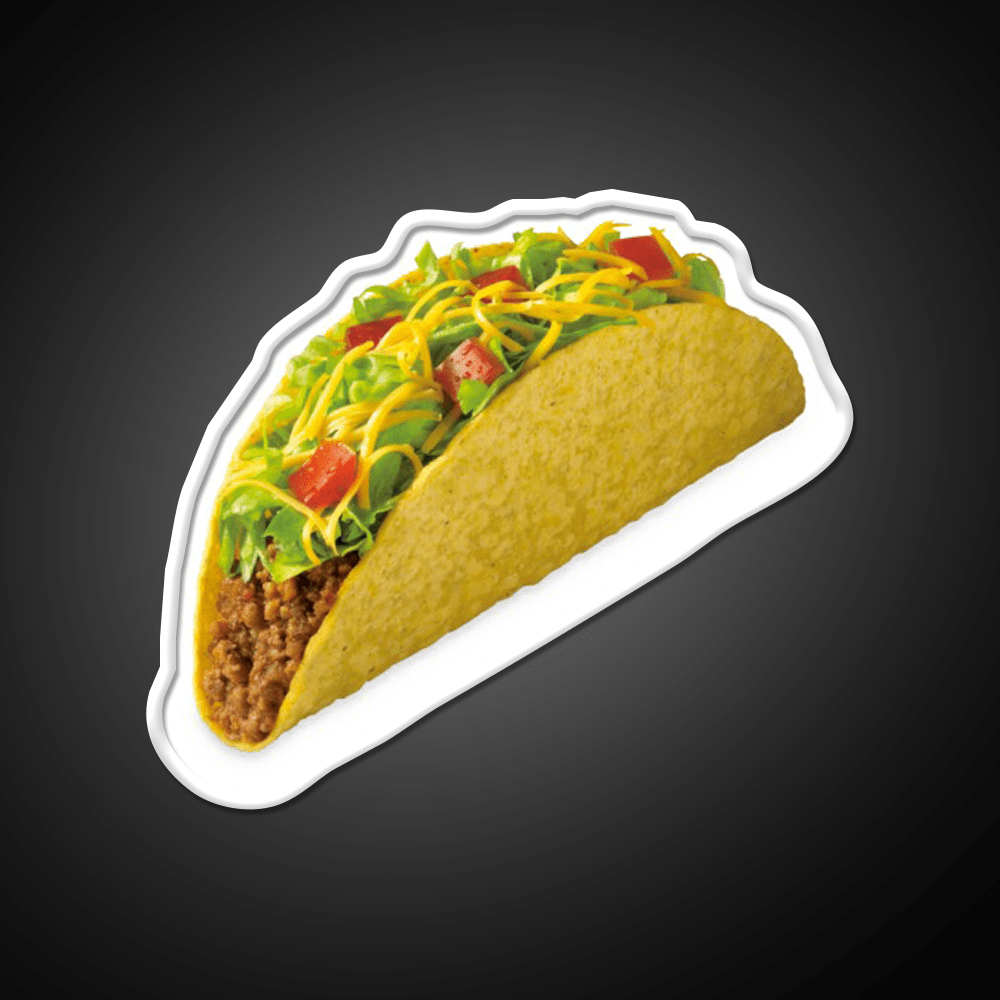 Taco Fast Food Led Neon Sign For Burger Place Rgb Color - Shineneon