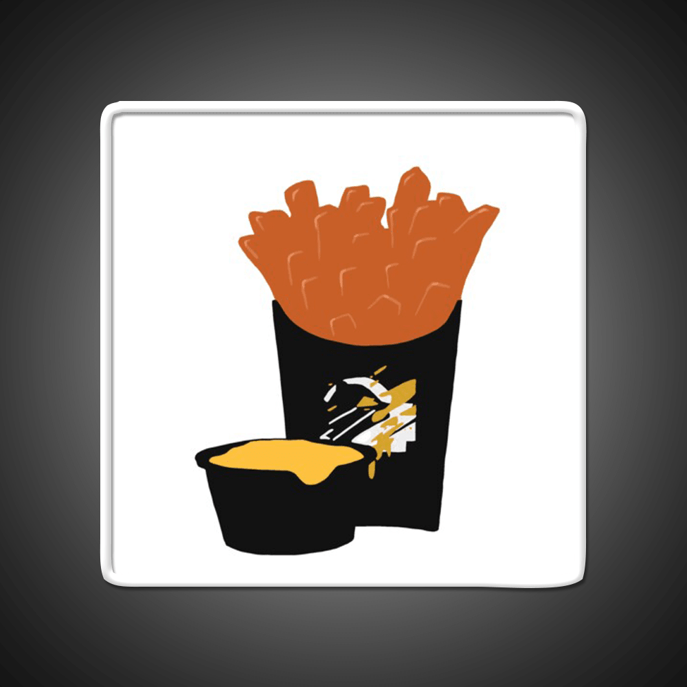Taco Fries Fast Food Led Neon Sign For Burger Place Rgb Color - Shineneon