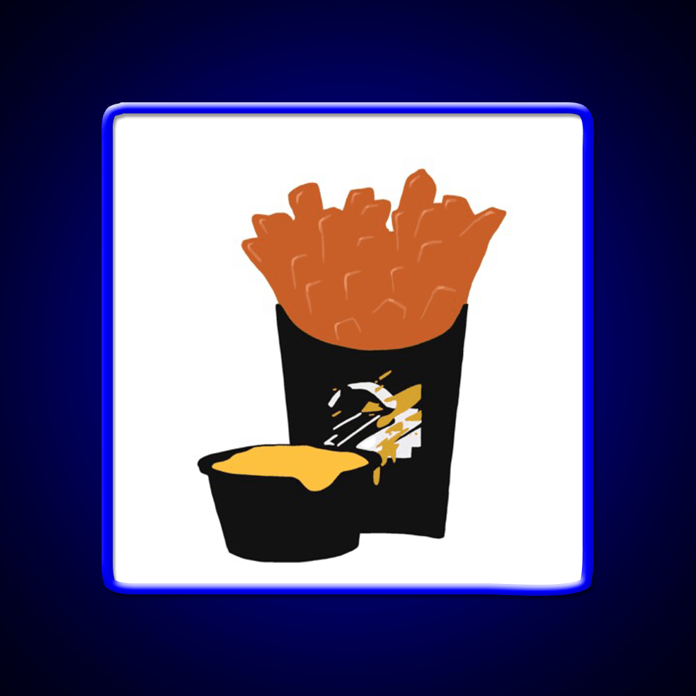 Taco Fries Fast Food Led Neon Sign For Burger Place Rgb Color - Shineneon