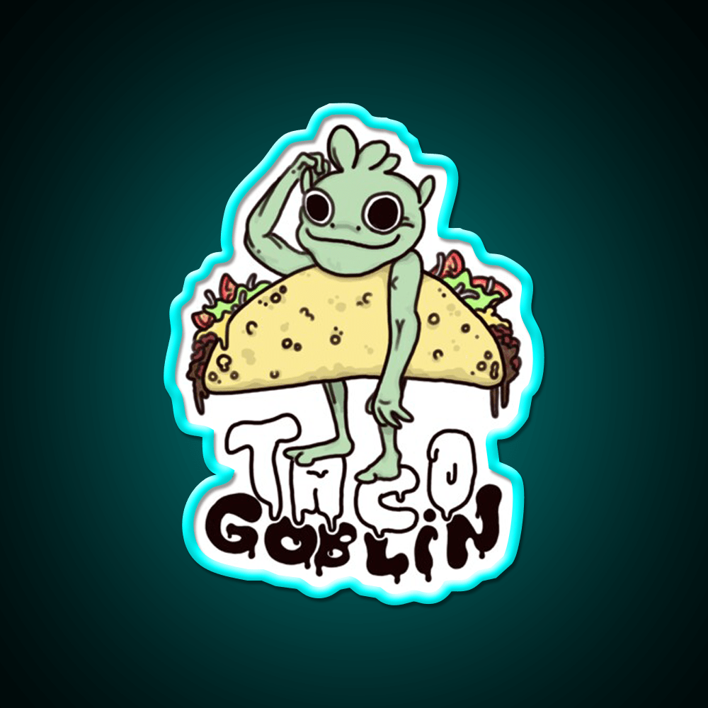 Taco Goblin Taco Led Neon Sign Mexican Food Sign Rgb Color - Shineneon