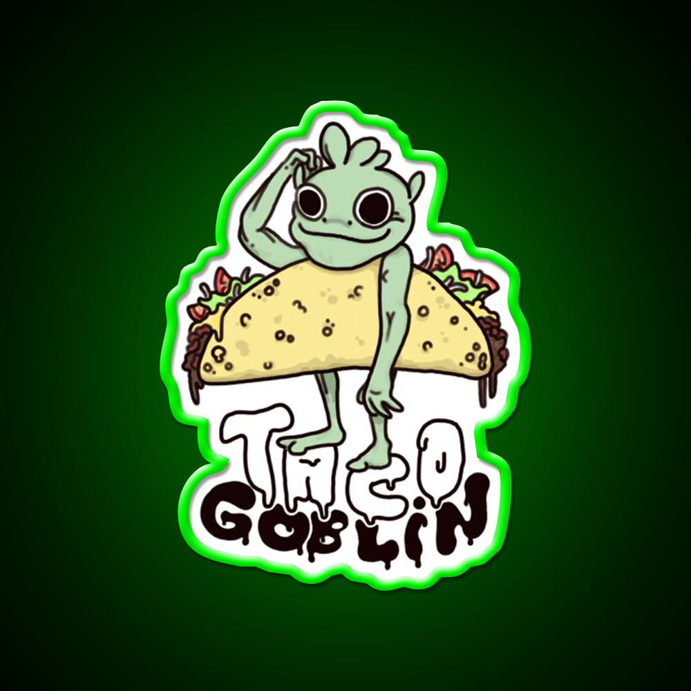 Taco Goblin Taco Led Neon Sign Mexican Food Sign Rgb Color - Shineneon