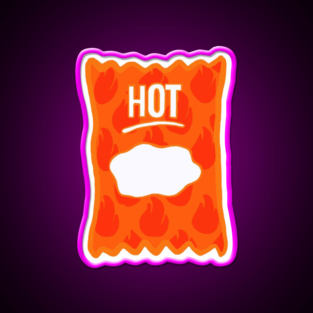 Taco Hot Sauce Snack Food Led Neon Sign Rgb Color - Shineneon