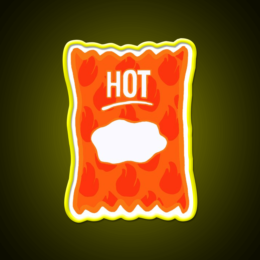 Taco Hot Sauce Snack Food Led Neon Sign Rgb Color - Shineneon