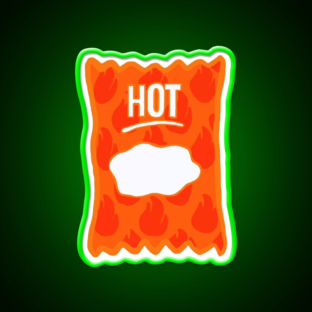 Taco Hot Sauce Snack Food Led Neon Sign Rgb Color - Shineneon