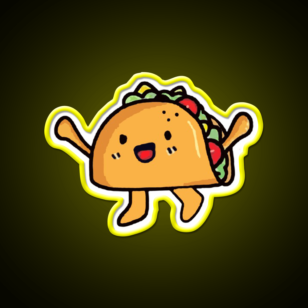 Taco Led Neon Sign Mexican Food Sign Food Neon Sign Wall Light Rgb Color - Shineneon