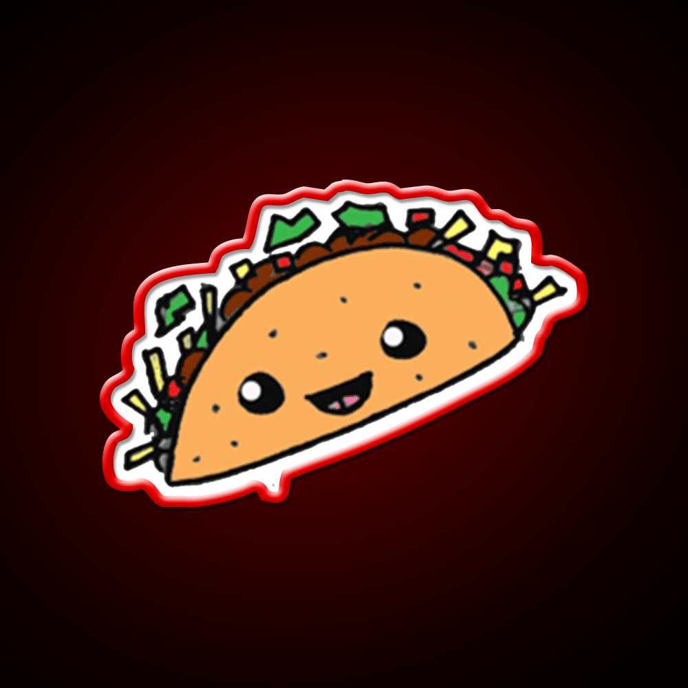Taco Led Neon Sign Mexican Food Sign For Taco Shop Rgb Color - Shineneon