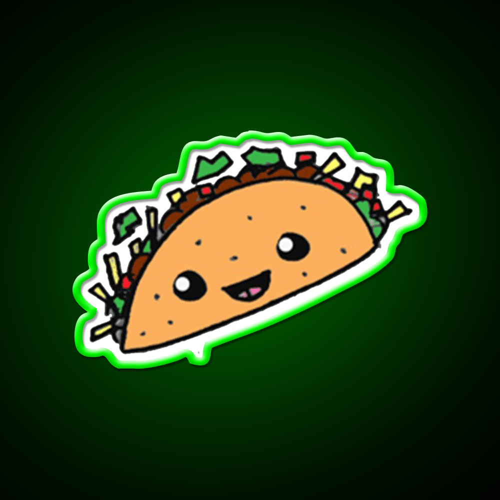 Taco Led Neon Sign Mexican Food Sign For Taco Shop Rgb Color - Shineneon