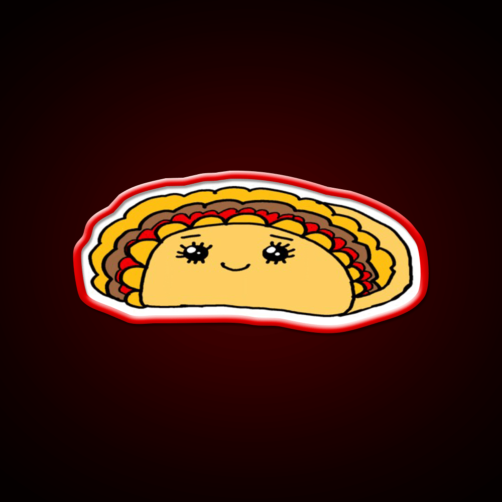 Taco Led Neon Sign Mexican Food Sign Kitchen Led Sign Gift Rgb Color - Shineneon