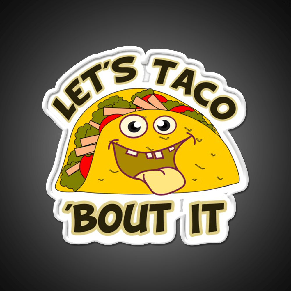 Taco Led Neon Sign Mexican Food Sign Led Sign Gift Kitchen Sign Rgb Color - Shineneon