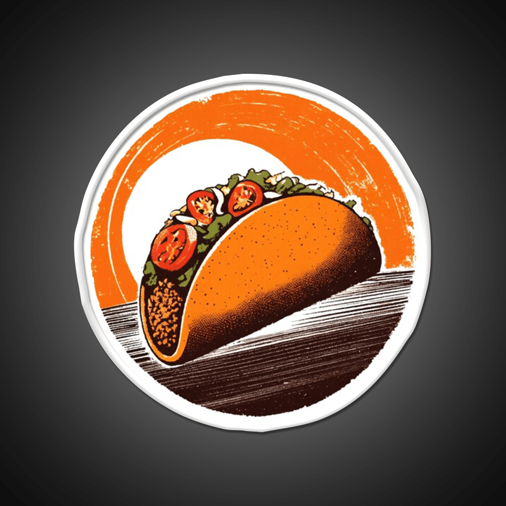 Taco Led Neon Sign Mexican Food Sign Taco Light Kitchen Sign Rgb Color - Shineneon
