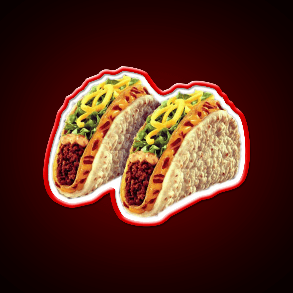 Taco Led Neon Sign Mexican Food Sign Wall Sign Rgb Color - Shineneon