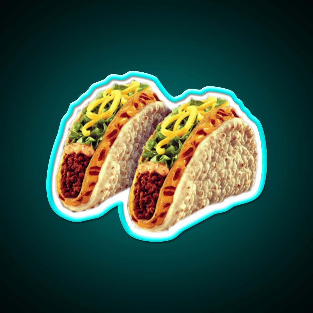 Taco Led Neon Sign Mexican Food Sign Wall Sign Rgb Color - Shineneon