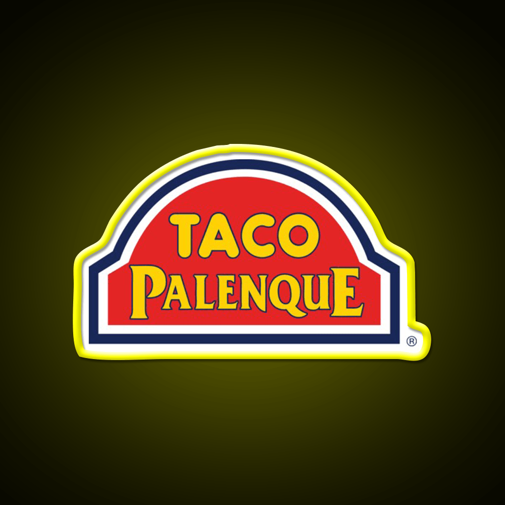 Taco Palenque Mexican Grill Fast Food Led Neon Sign For Burger Place Rgb Color - Shineneon