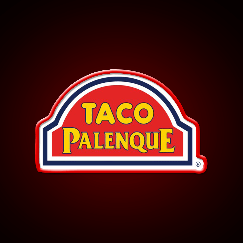 Taco Palenque Mexican Grill Fast Food Led Neon Sign For Burger Place Rgb Color - Shineneon