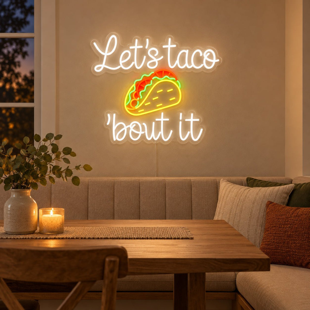 Taco Quote LED Neon Sign - Shineneon