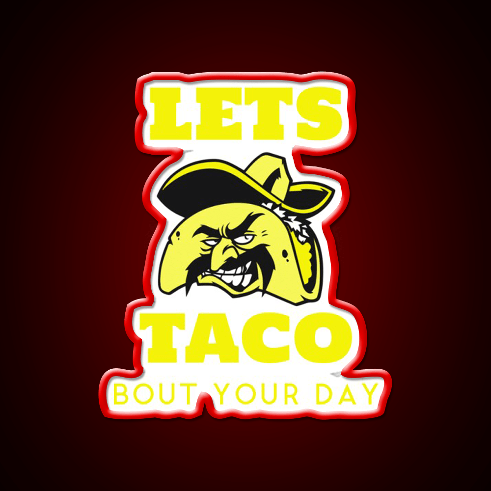 Taco Snack Food Led Neon Sign Rgb Color - Shineneon