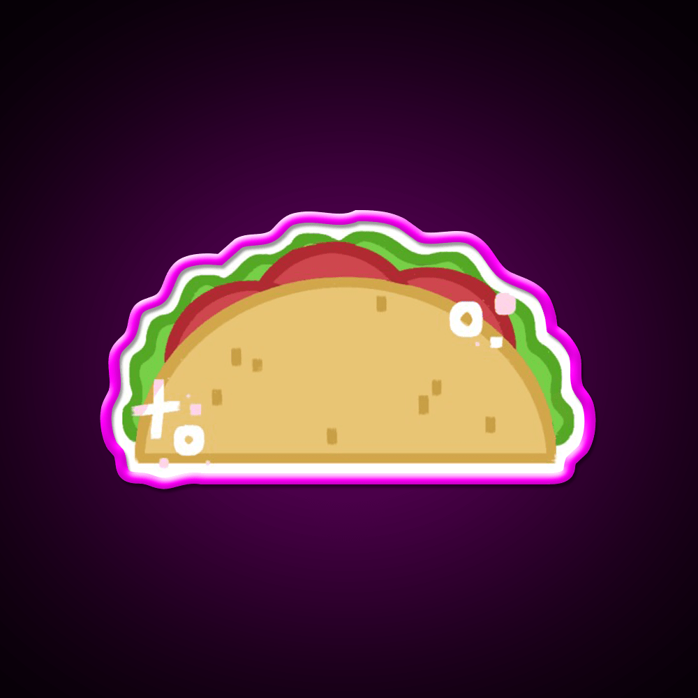 Taco Supreme Snack Food Led Neon Sign Rgb Color - Shineneon