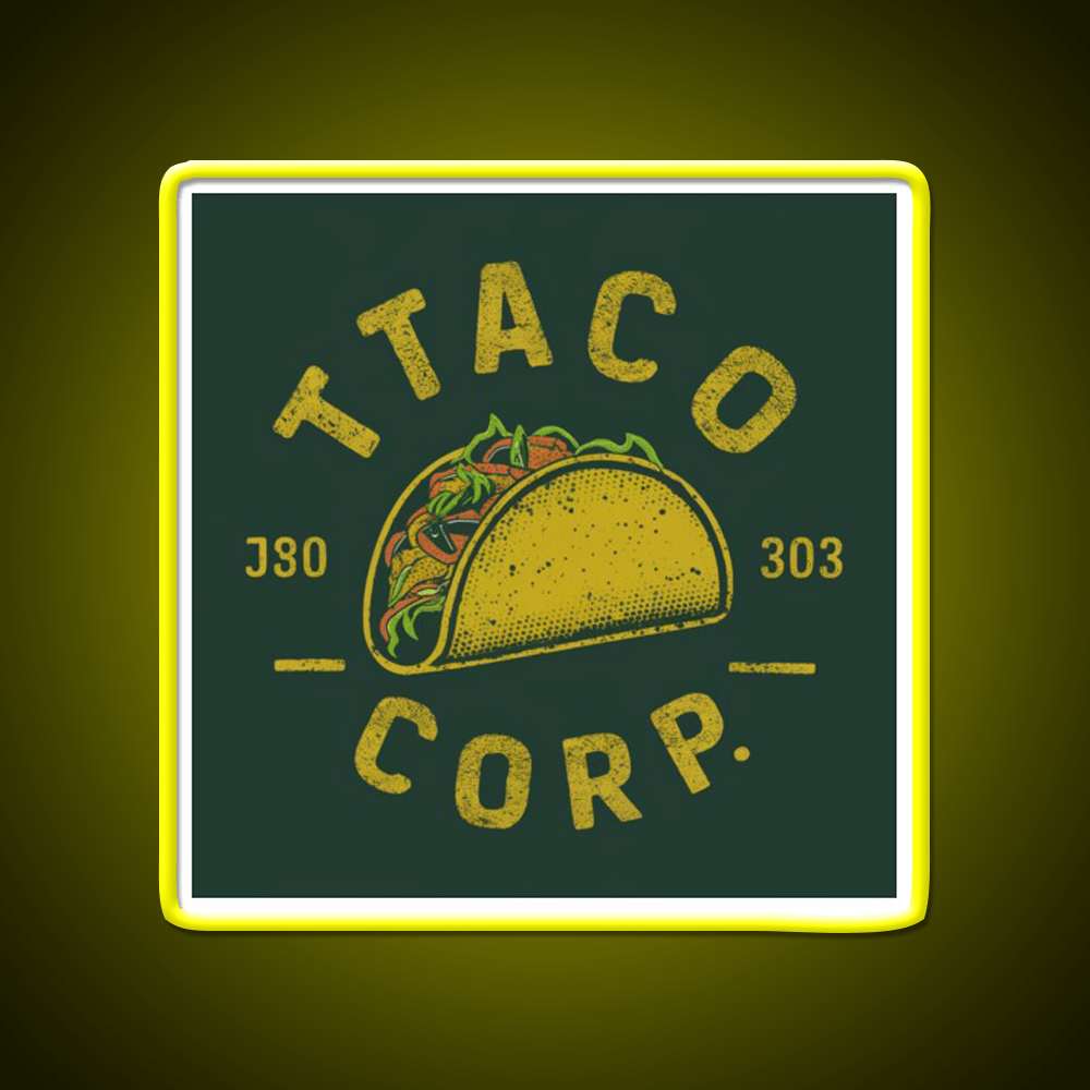 Taco Taco Corp Taco Led Neon Sign Mexican Food Sign Rgb Color - Shineneon