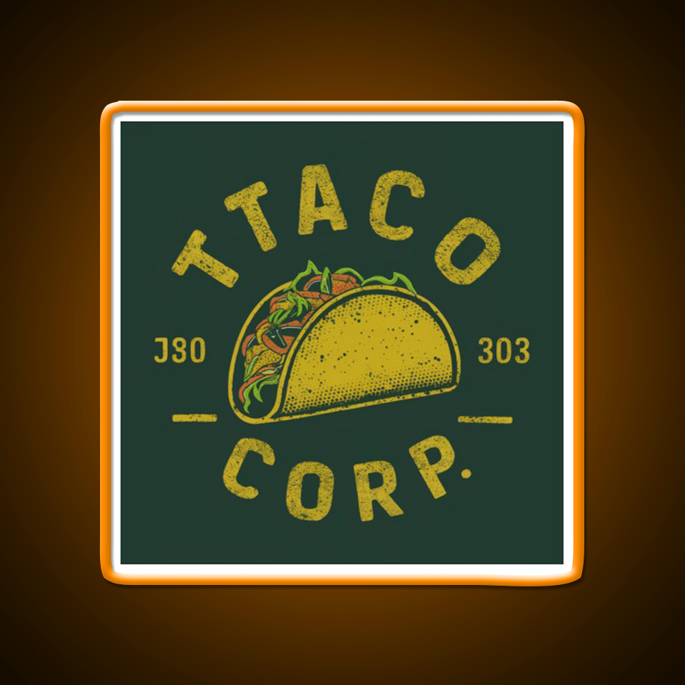 Taco Taco Corp Taco Led Neon Sign Mexican Food Sign Rgb Color - Shineneon