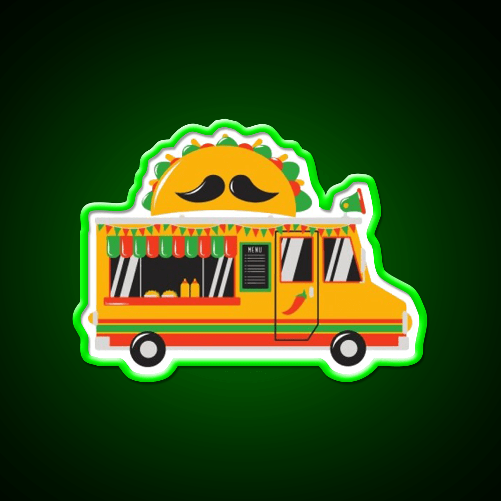 Taco Truck On Tuesday Taco Led Neon Sign Mexican Food Sign Rgb Color - Shineneon