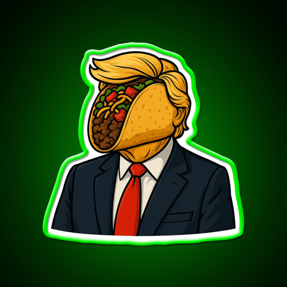 Taco Trump Taco Led Neon Sign Mexican Food Sign Rgb Color - Shineneon