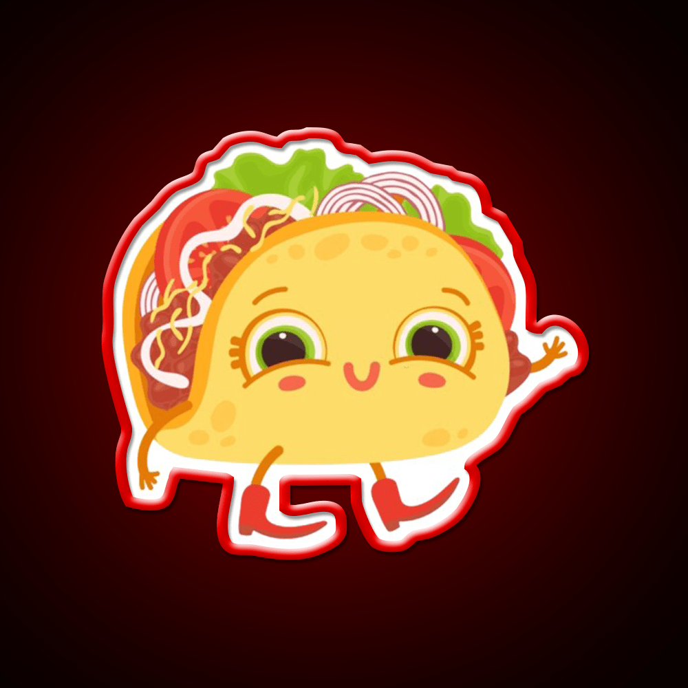 Taco Tuesday Is My Favorite Day Dad Taco Led Neon Sign Rgb Color - Shineneon