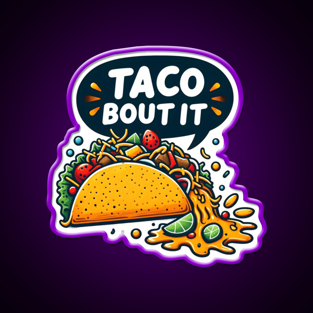 Taco Tuesday Taco Lover Fast Food Led Neon Sign For Burger Place Rgb Color - Shineneon