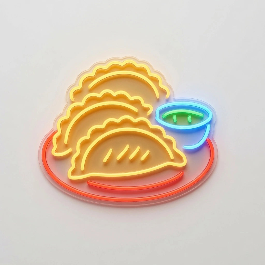 Tacos And A Bowl Wall Decor LED Neon Sign - 01 Original Product Image