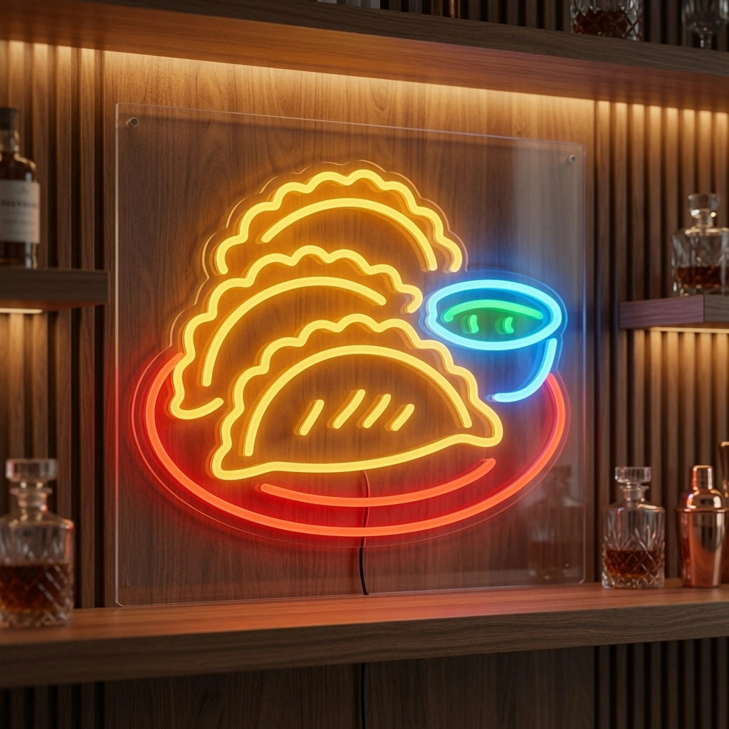 Tacos And A Bowl Wall Decor LED Neon Sign - 02 High-Converting Product Image