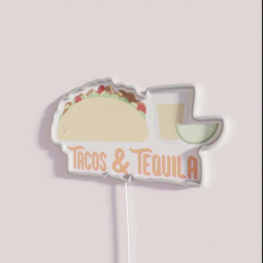 Tacos And Tequila Rgb Led Neon Sign - Shineneon