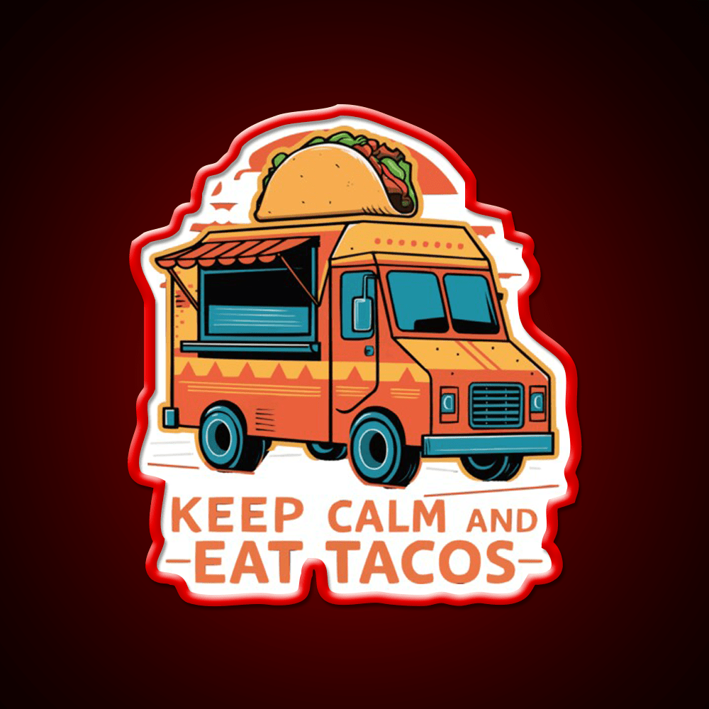 Tacos Car Taco Led Neon Sign Mexican Food Sign Rgb Color - Shineneon