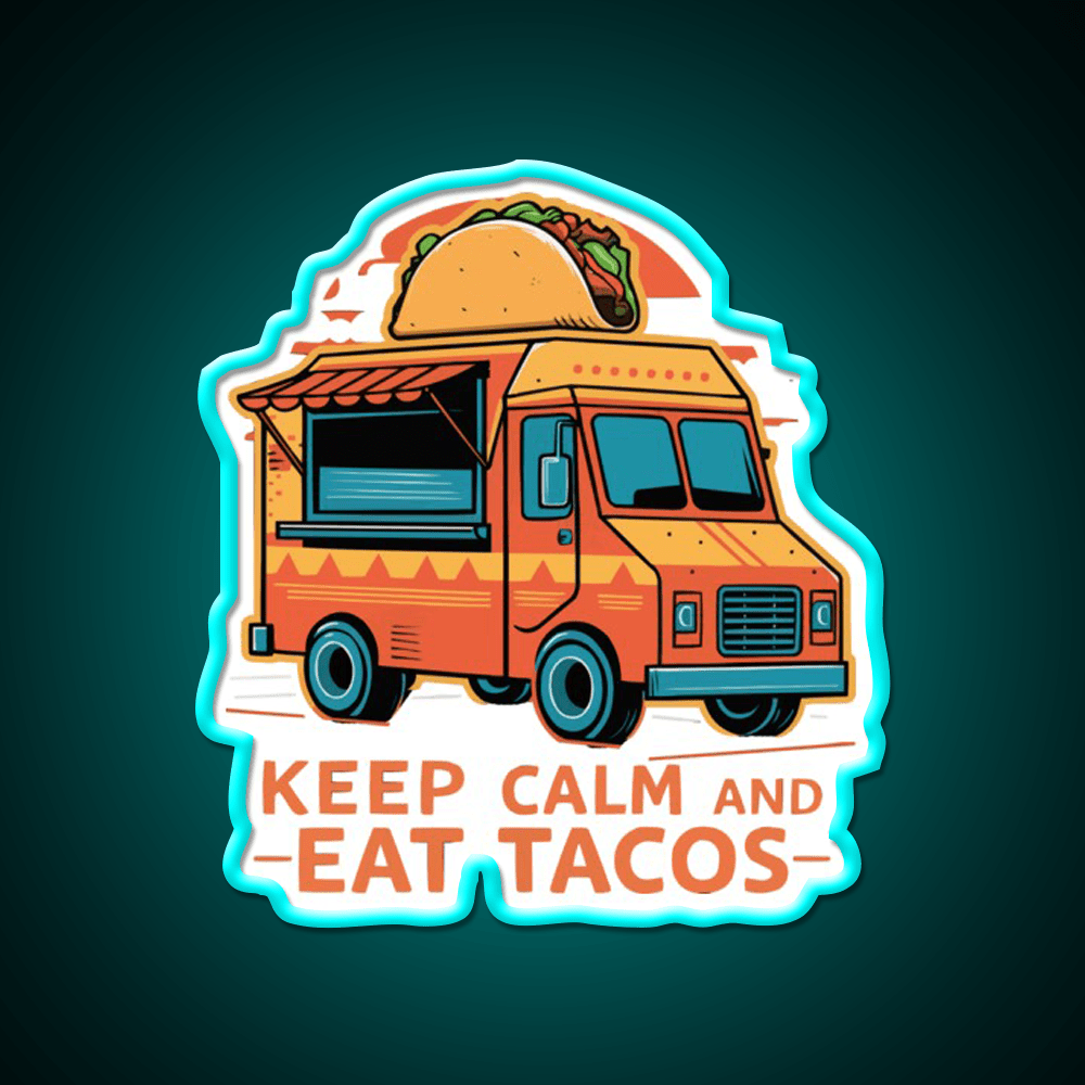 Tacos Car Taco Led Neon Sign Mexican Food Sign Rgb Color - Shineneon