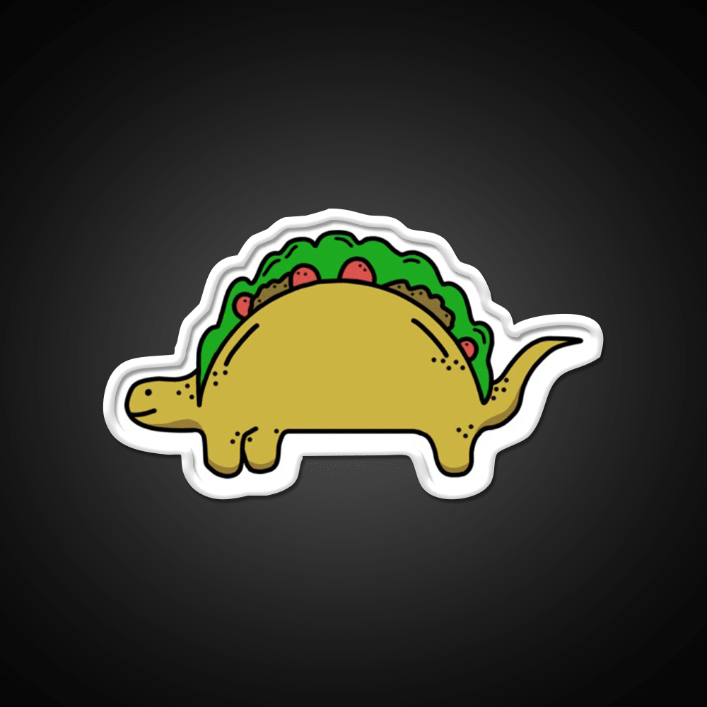 Tacosaurus Taco Led Neon Sign Mexican Food Sign Rgb Color - Shineneon