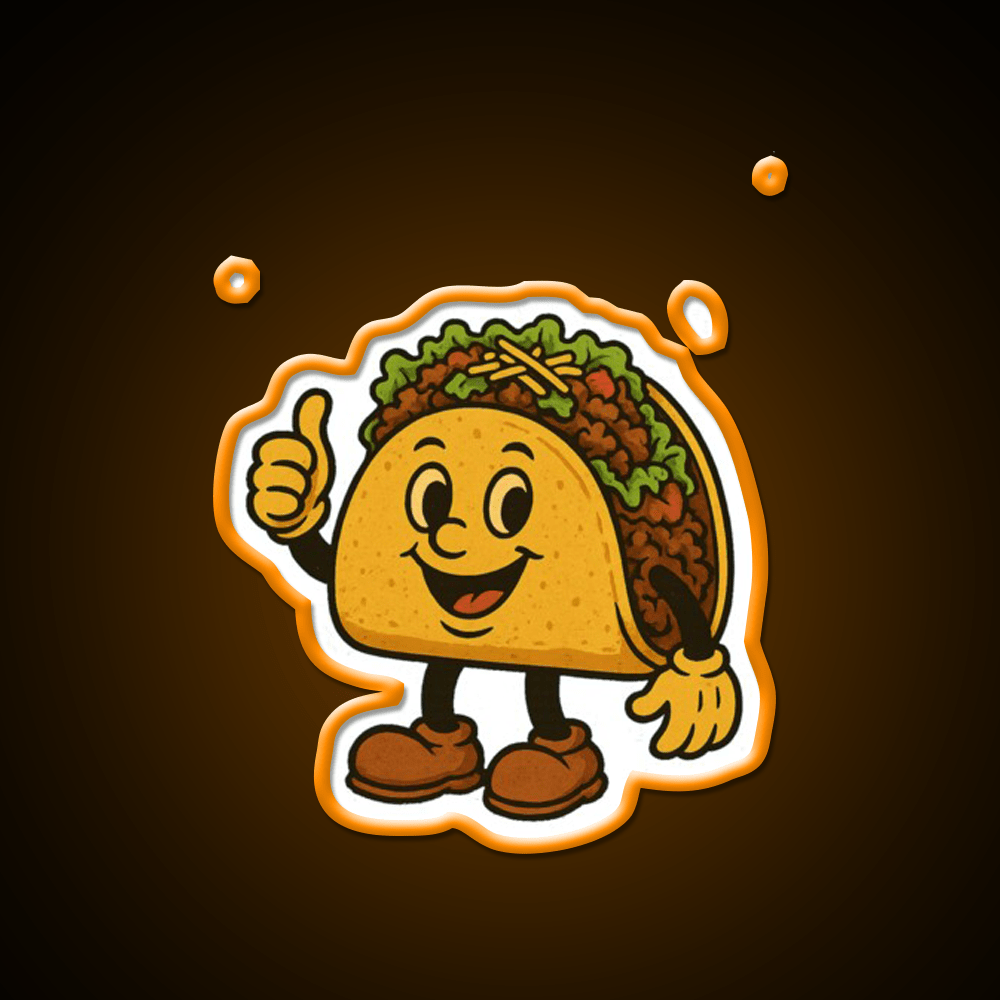 Tacotaco Led Neon Sign Mexican Food Sign Rgb Color - Shineneon
