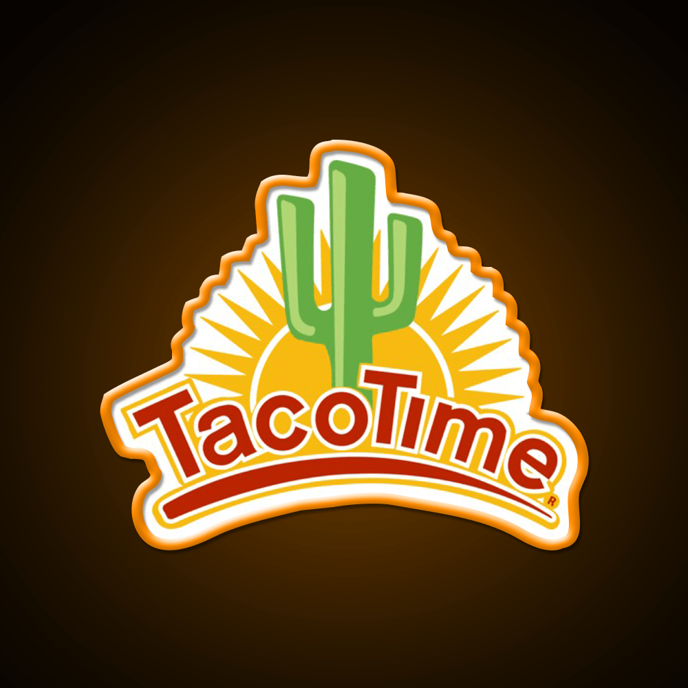 Tacotime Resto Fast Food Led Neon Sign For Burger Place Rgb Color - Shineneon