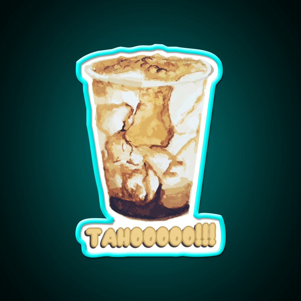 Taho Filipino Snack Food Led Neon Sign Rgb Color - Shineneon