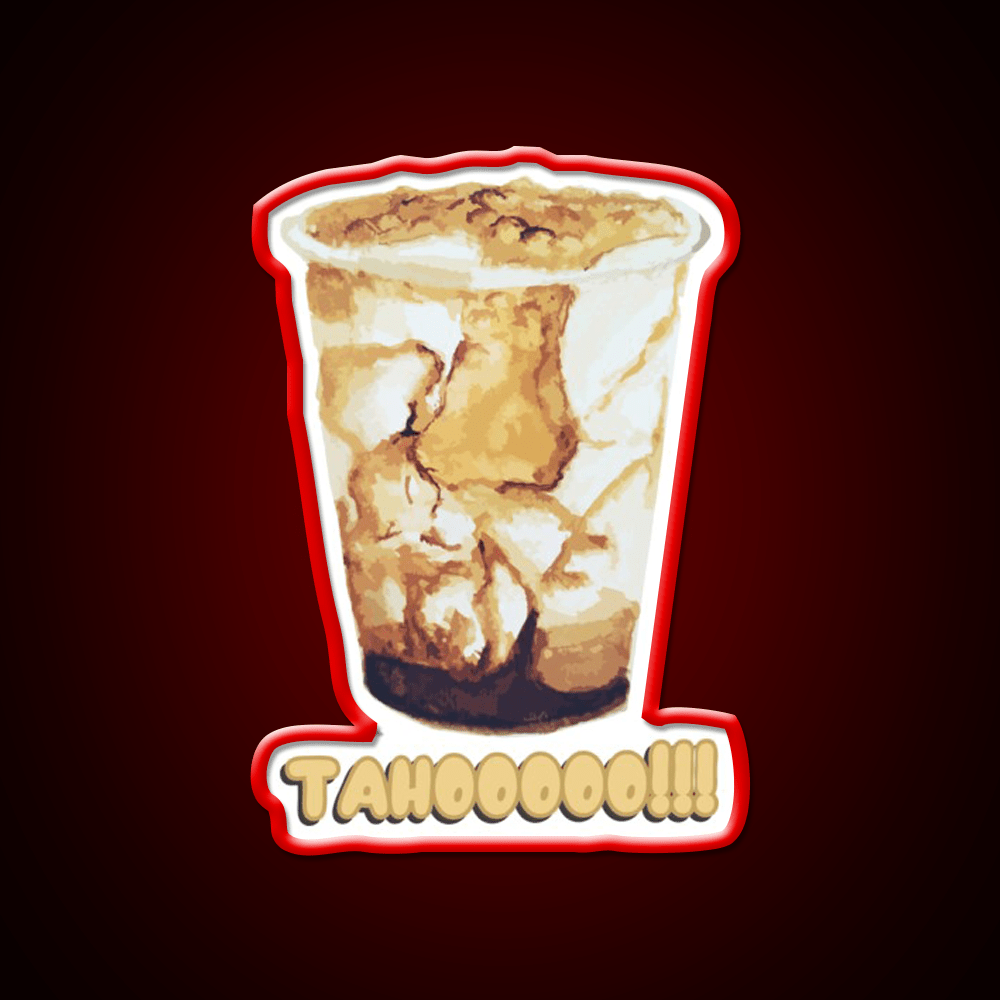 Taho Filipino Snack Food Led Neon Sign Rgb Color - Shineneon