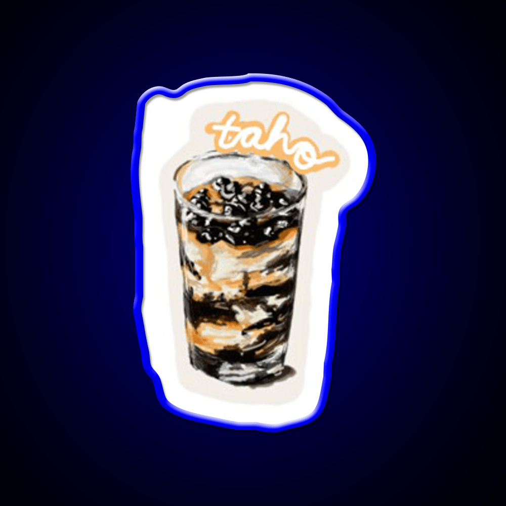 Taho Snack Food Led Neon Sign Rgb Color - Shineneon