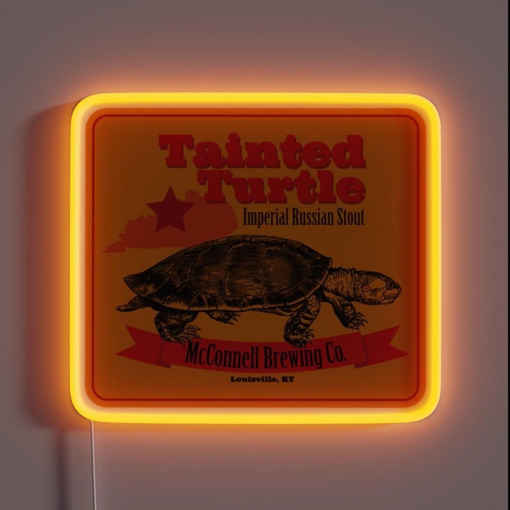 Tainted Turtle Mcconnell Brewing Kentucky Rgb Led Neon Sign - Shineneon