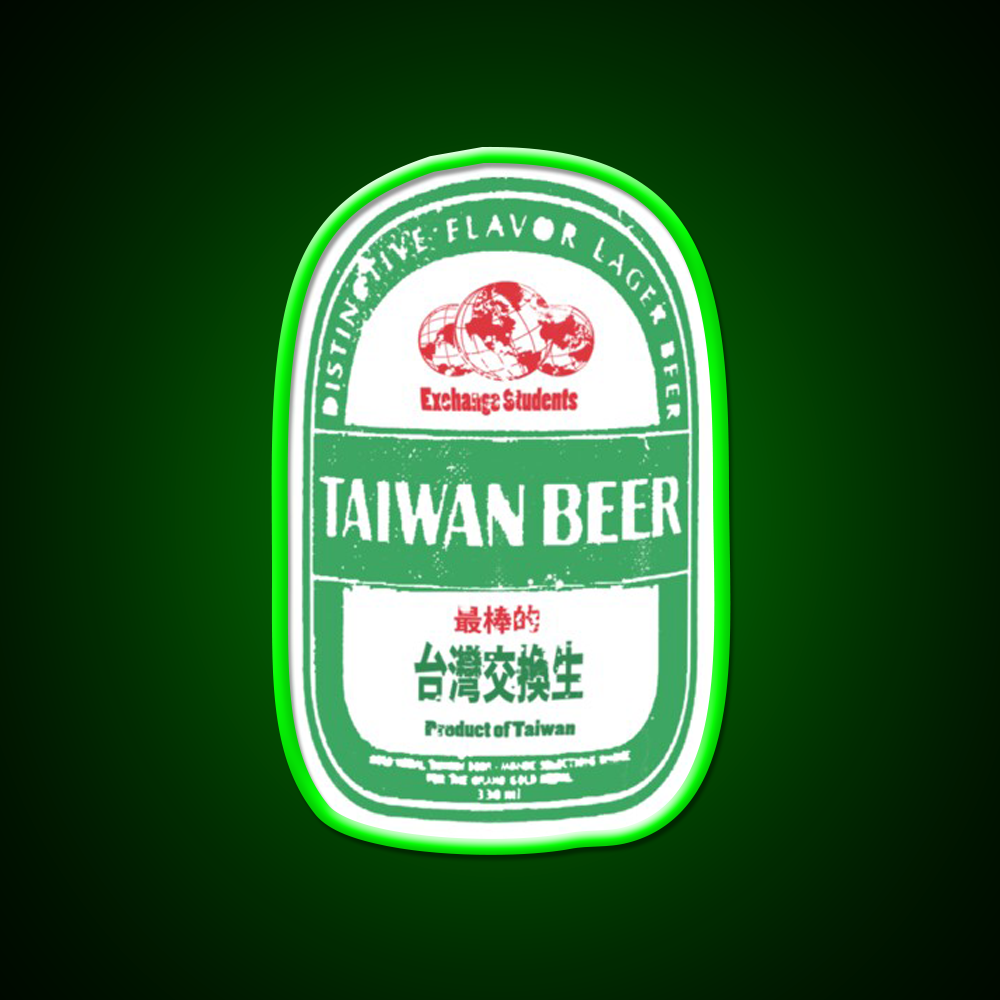 Taiwanese Beer Exchange Student Beer Bar Decor Led Neon Sign Rgb Color - LED neon sign view 8