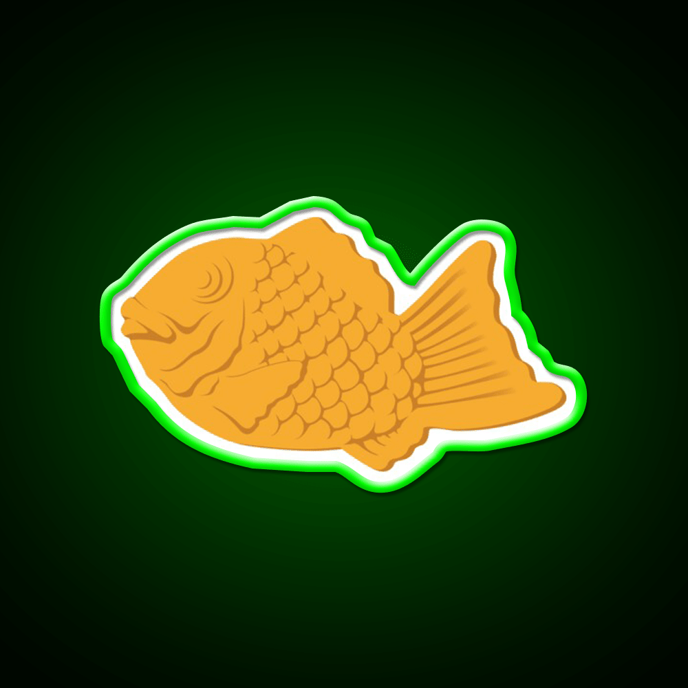 Taiyaki Japanese Snack Food Led Neon Sign Rgb Color - Shineneon