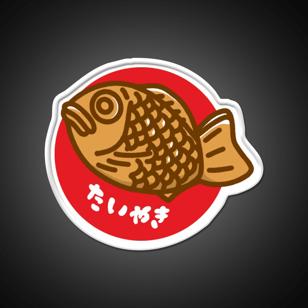 Taiyaki Snack Food Led Neon Sign Rgb Color - Shineneon