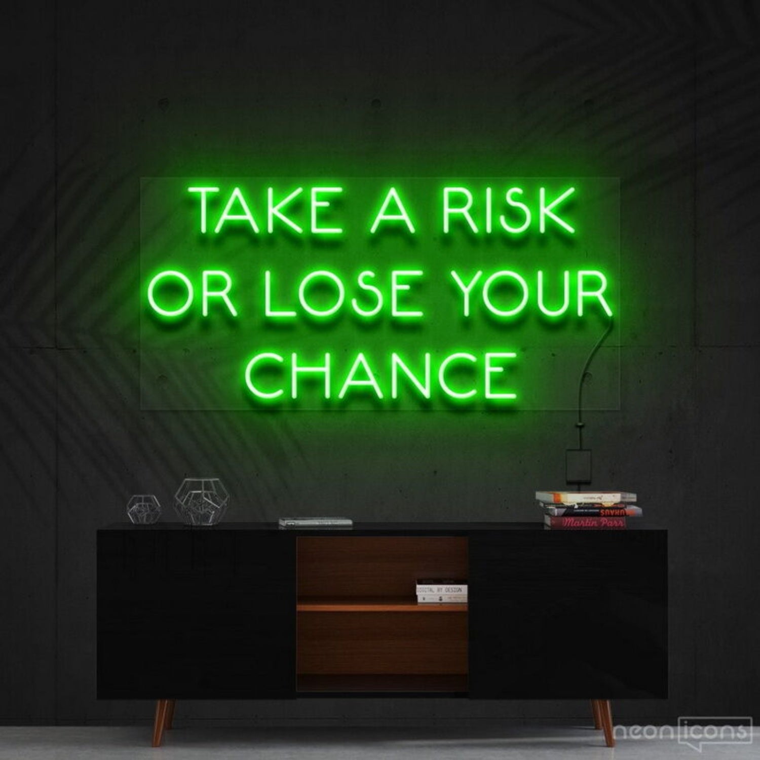 Take A Risk Or Lose Your Chance Led Neon Sign For Motivational Decor | Shineneon