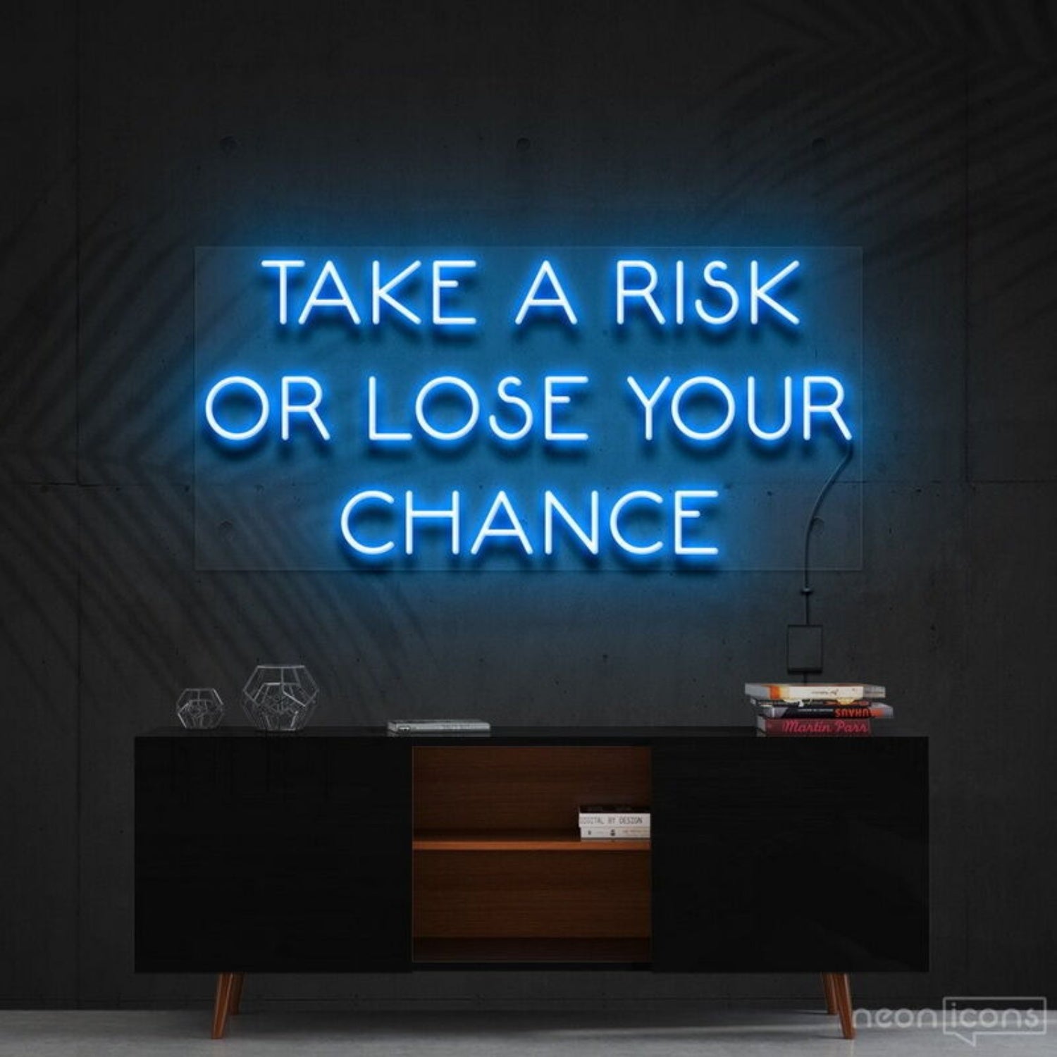 Take A Risk Or Lose Your Chance Led Neon Sign For Motivational Decor | Shineneon