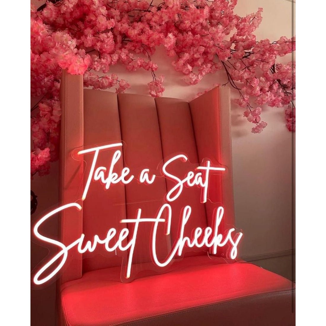 Take A Seat Sweet Cheeks Neon Signs Neon Lights Led Neon Signs - Shineneon