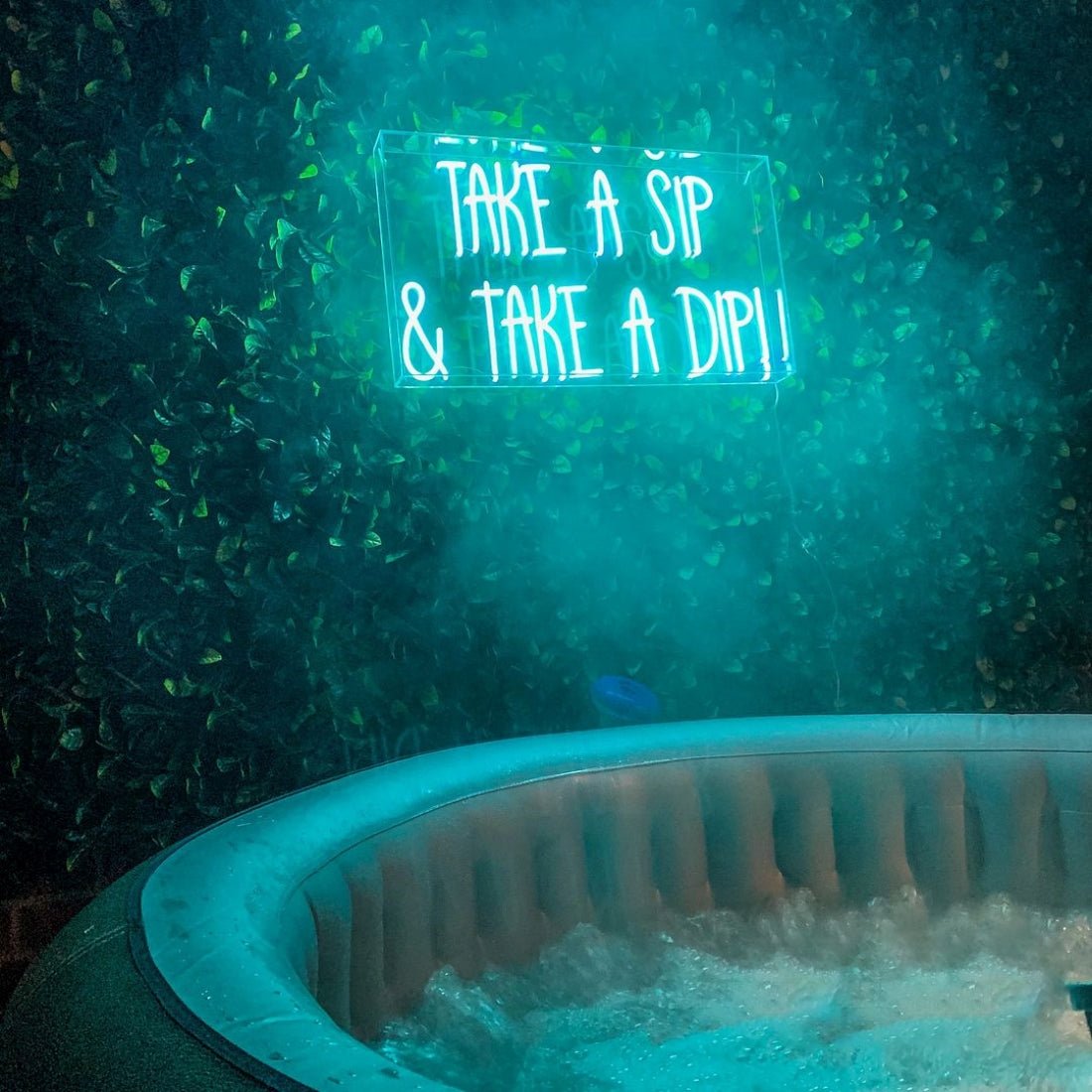 Take A Sip And Take A Dip Led Sign Business Neon Sign - Shineneon