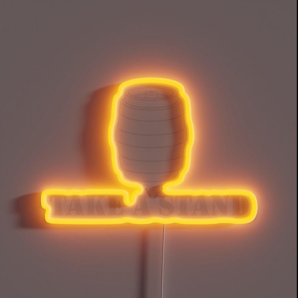 Take A Stand Keg Stand Rgb Led Neon Sign - Shineneon